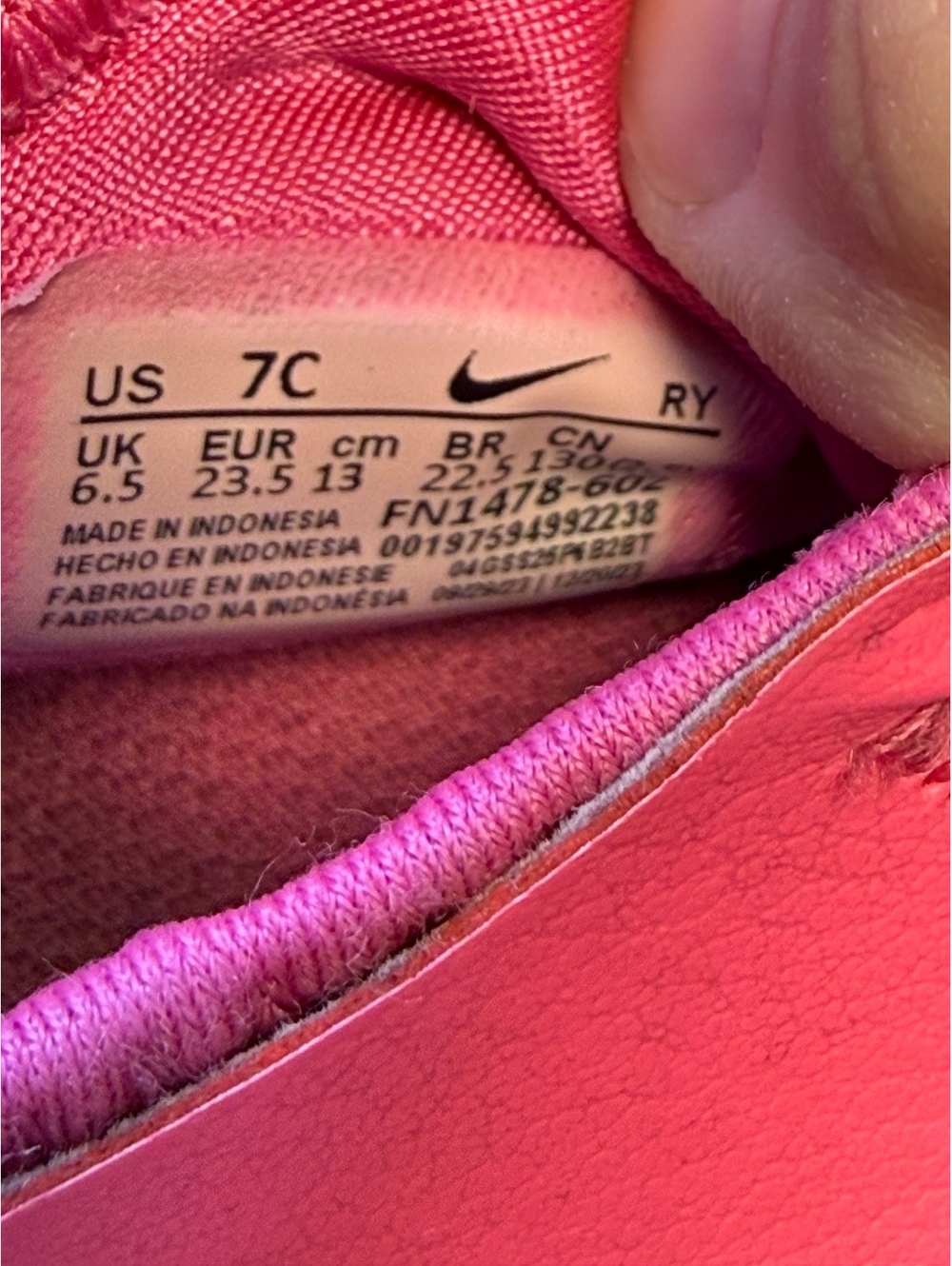 Nike Flex Runner 3 Youth Slip-On Sneaker Sz 7C SN FN1478 (cp01ksh1) - Picture 4 of 10